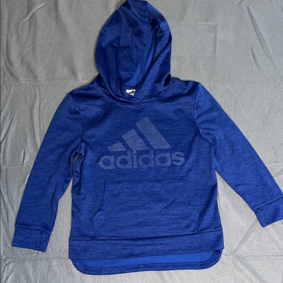 Adidas Royal Blue Pullover Hoodie - Picture 1 of 3